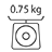 0.75kg